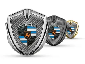 Porsche Emblema Fender Badge Forza Max Alta Qualità
